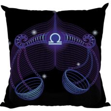 Διακοσμητικό μαξιλάρι ζώδιο Ζυγός Νέον