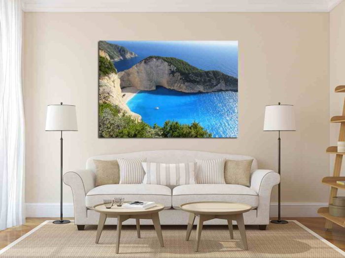 Πίνακας σε καμβά Όμορφο Ναυάγιο