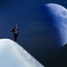 Πίνακας σε καμβά Πορεία στο Φεγγάρι