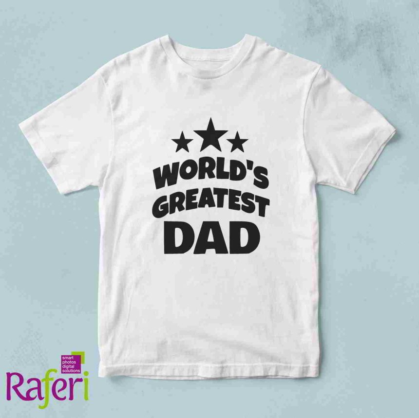 T-shirt worlds greatest dad