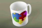 Κούπα με παράσταση Puzzle Αγάπης