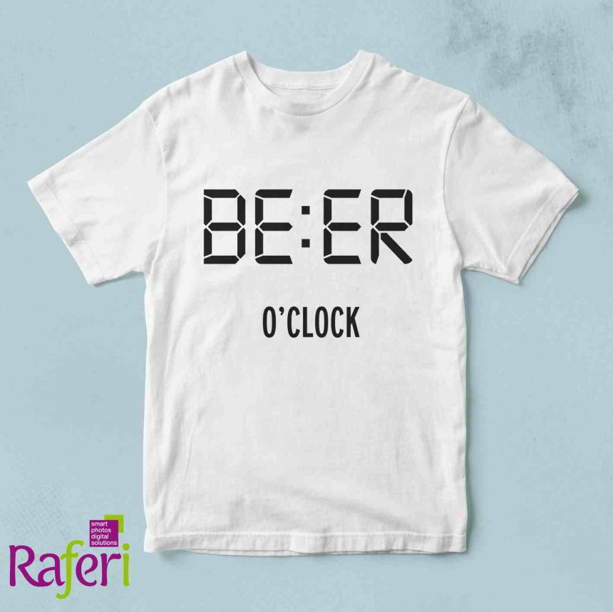 T-shirt beer O clock