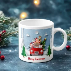 Κούπα με παράσταση Merry Christmas