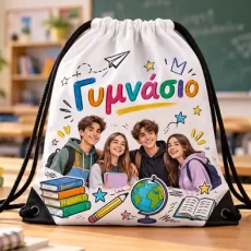 Σακίδιο Γυμνασίου–Λυκείου με Φωτογραφία