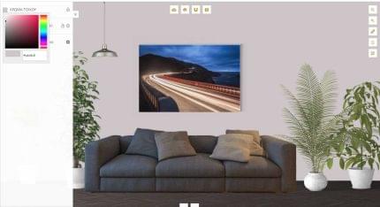 Πίνακας με τελάρο εκτυπωμένος σε καμβά. Δημιουργία από την Rafer Digitali