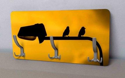 Κρεμάστρα Τοίχου ΜαύραΠουλιά