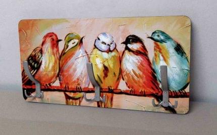 Κρεμάστρα Τοίχου Πουλιά