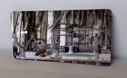 Κρεμάστρα Τοίχου Παλιά Εργαλεία