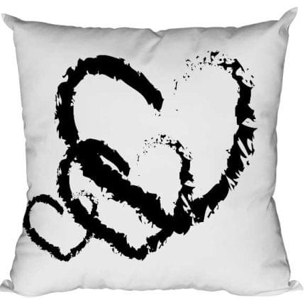 Διακοσμητικό μαξιλάρι ασπρόμαυρος έρωτας