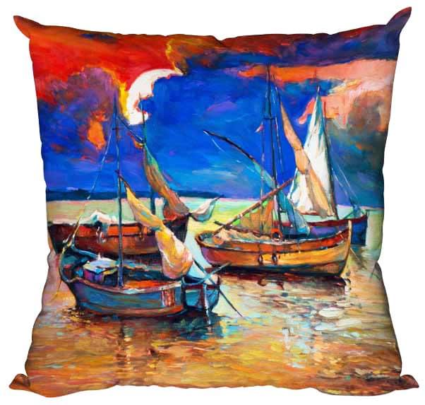 raferidigital_diakosmitika_maksilaria_boats Διακοσμητικό μαξιλάρι Βάρκες Πίνακας