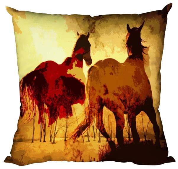 raferidigital_diakosmitika_maksilaria_horses Διακοσμητικό μαξιλάρι Καλπασμός