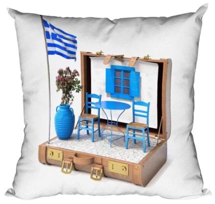 Διακοσμητικό μαξιλάρι Φιλοξενία
