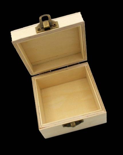 Ξύλινο κουτάκι δώρου για μπρελόκ