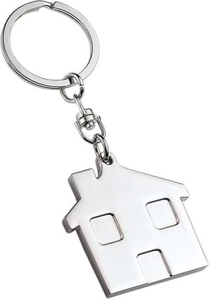 Μεταλλικό μπρελόκ σπίτι