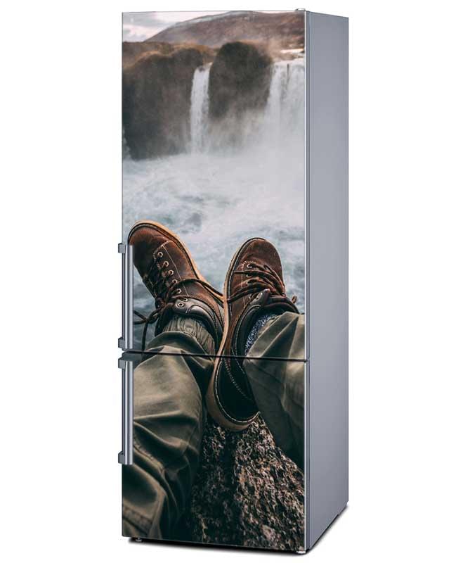 agnanteyontas_to_xaos Αυτοκόλλητο Ψυγείου Ηρεμία Στη Φύση