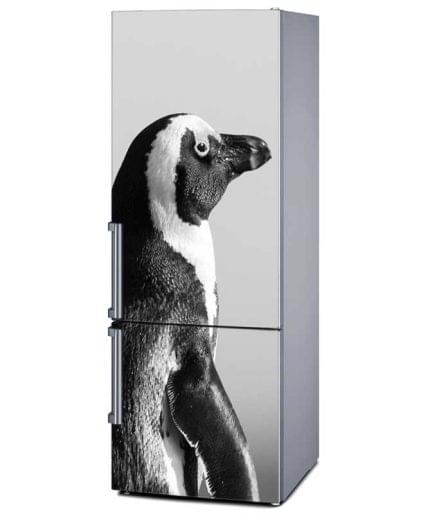 Αυτοκόλλητο Ψυγείου Ασπρόμαυρος Πιγκουίνος