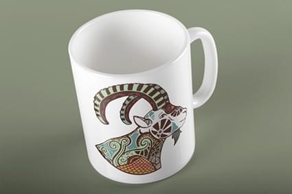 Κούπα με ζώδιο Αιγόκερος