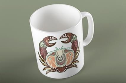 Κούπα με ζώδιο Καρκίνος