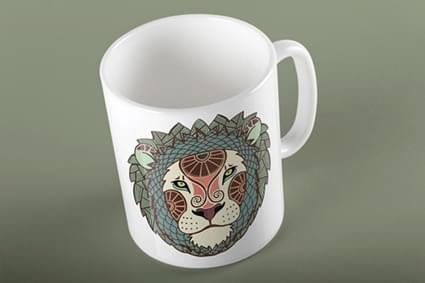 Κούπα με ζώδιο Λέων