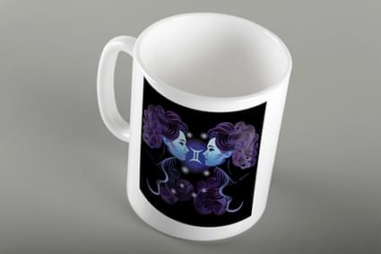 Κούπα με ζώδιο Δίδυμοι Νέον - Image 2