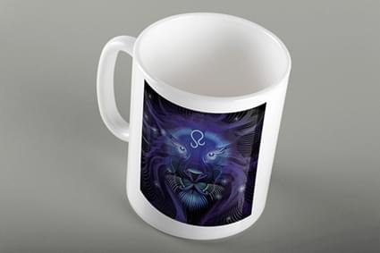 Κούπα με ζώδιο Λέων Νέον - Image 2