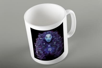 Κούπα με ζώδιο Παρθένος Νέον