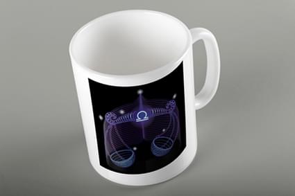 zugos neon Κούπα με ζώδιο Ζυγός Νέον