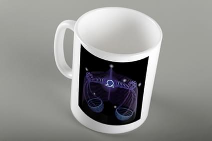 Κούπα με ζώδιο Ζυγός Νέον - Image 2