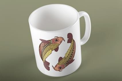 ichtheis Κούπα με ζώδιο Ιχθείς