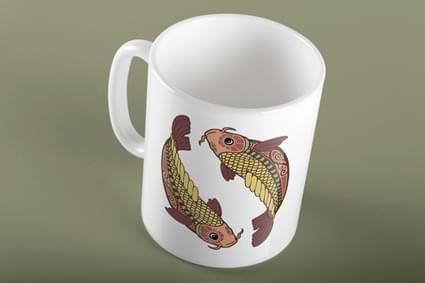 Κούπα με ζώδιο Ιχθείς - Image 2