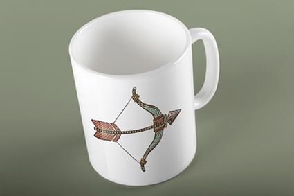 Κούπα με ζώδιο Τοξότης