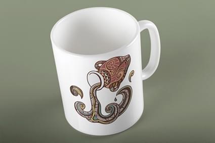 Κούπα με ζώδιο Υδροχόος