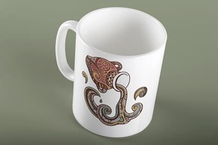 Κούπα με ζώδιο Υδροχόος - Image 2