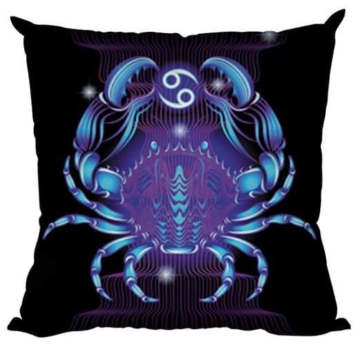 zodio_neon_karkinos_maksilari Διακοσμητικό μαξιλάρι ζώδιο Καρκίνος Νέον