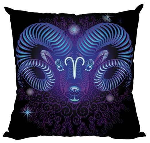 zodio_neon_krios_maksilari Διακοσμητικό μαξιλάρι ζώδιο Κριός Νέον