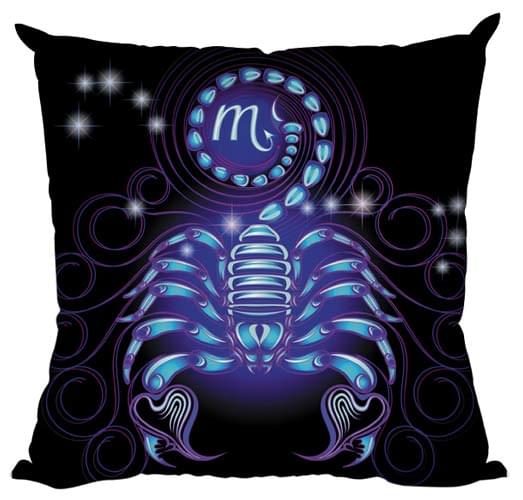 zodio_neon_skorpios_maksilari Διακοσμητικό μαξιλάρι ζώδιο Σκορπιός Νέον