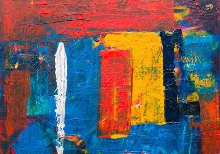 Πίνακας σε καμβά Αφηρημένο Πολύχρωμο