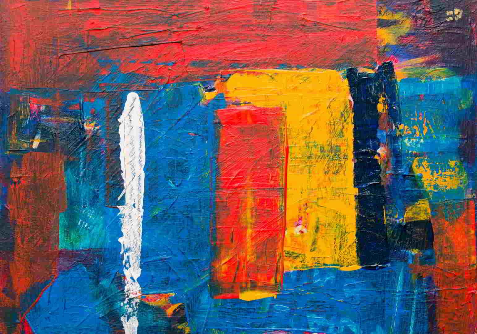 ektyposi_kanvas_me_ksylino_telaro_afhrimeno_polychromo Πίνακας σε καμβά Αφηρημένο Πολύχρωμο