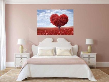 Πίνακας σε καμβά Αγάπης Δέντρο