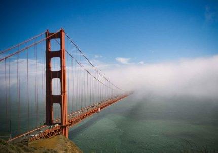 Πίνακας σε καμβά Γέφυρα στην Ομίχλη