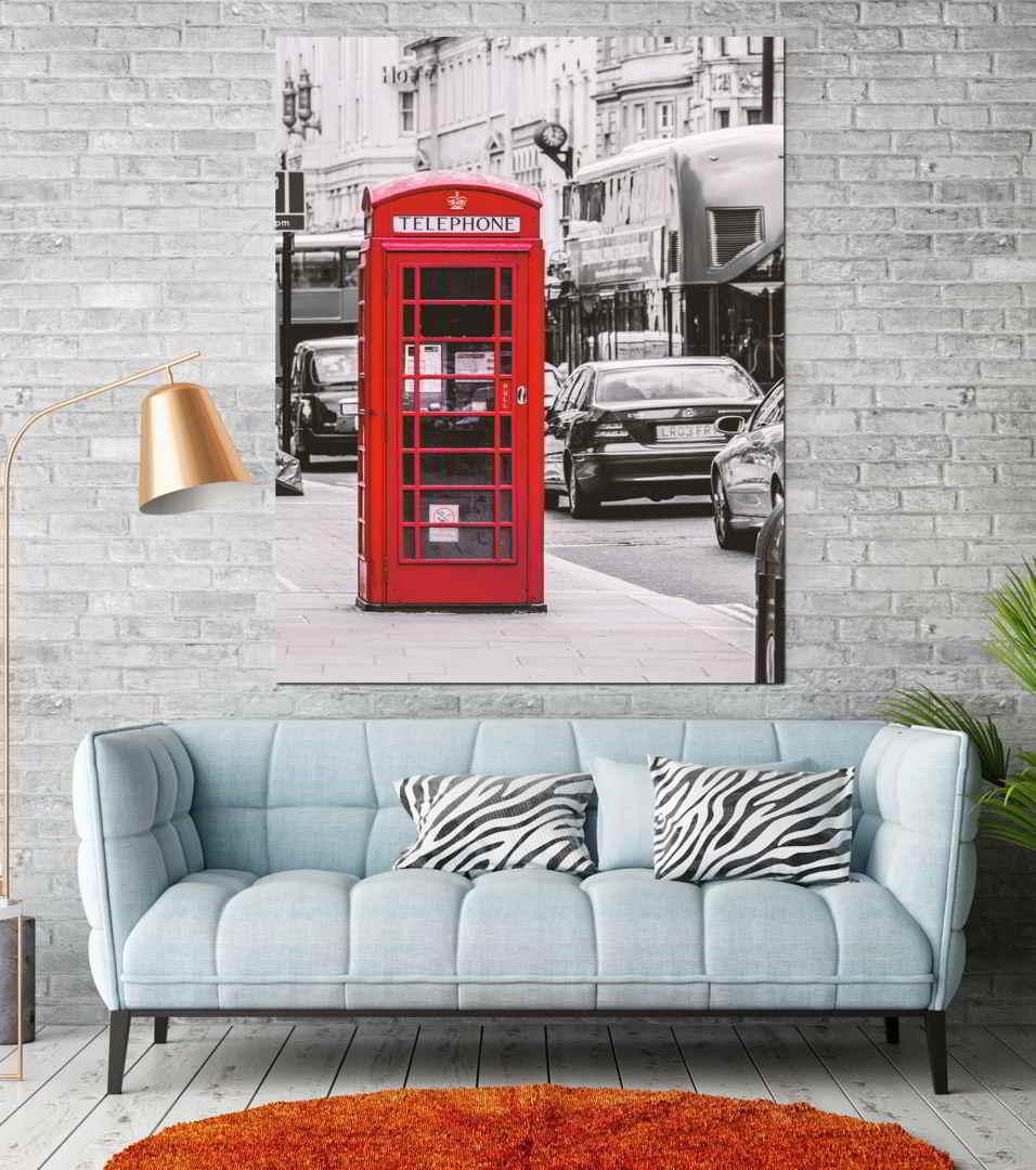 Πίνακας σε καμβά Κόκκινος Θάλαμος