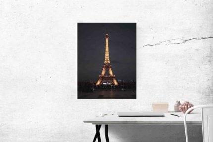 Πίνακας σε καμβά Νυχτερινός Άιφελ