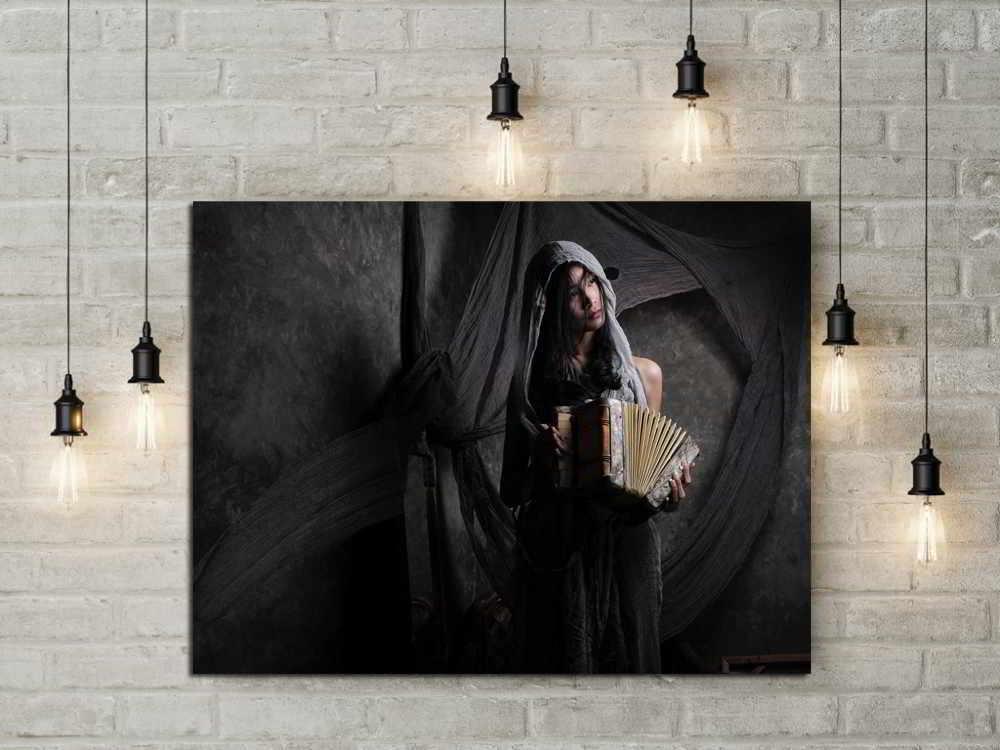 Πίνακας σε καμβά Παιδί με Ακορντεόν