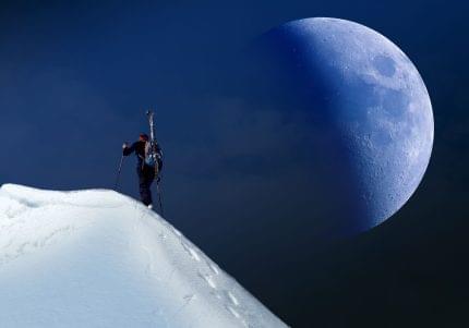 Πίνακας σε καμβά Πορεία στο Φεγγάρι