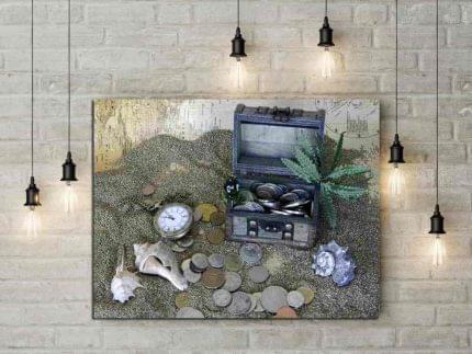 Πίνακας σε καμβά Θησαυρός