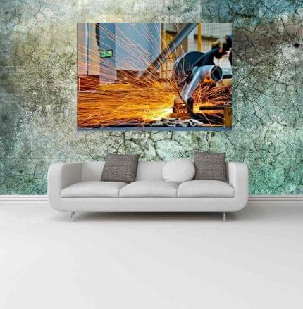 Πίνακας σε καμβά Τροχός σε δράση