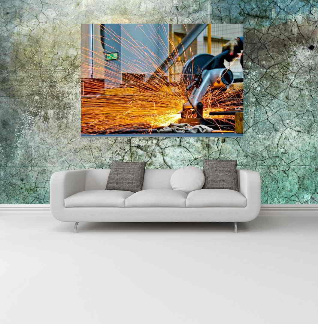 Πίνακας σε καμβά Τροχός σε δράση