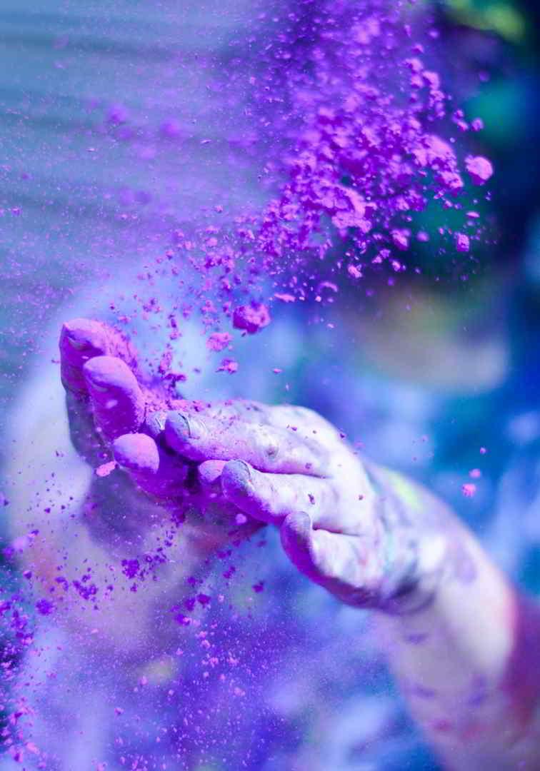 Πίνακας σε καμβά Χέρια Γεμάτα Χρώμα