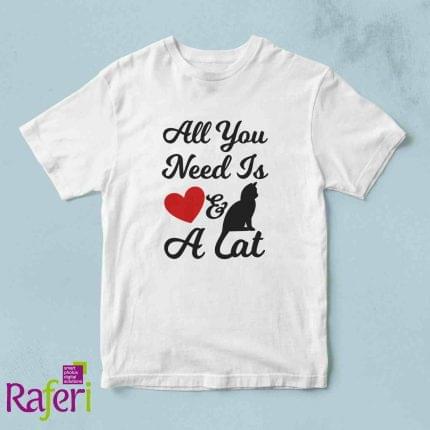 T-shirt λευκό all you need