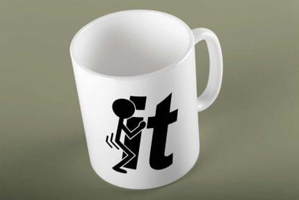 Κούπα με παράσταση Fuck It